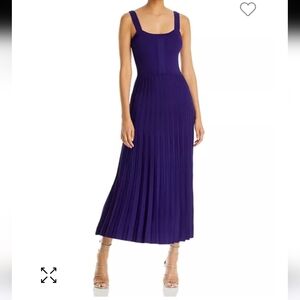 NWT Jason Wu Collection Pleated Knit Tank Dress, Size Medium